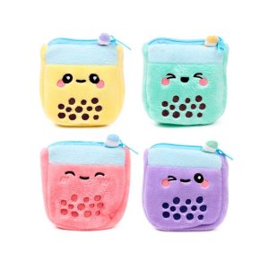 Plush Change Purse - Foodiemals Bubble Tea